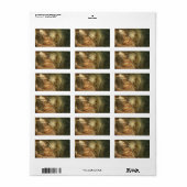 Étiquette Poor Little Bear, 1912 par John Bauer (Feuille entière)