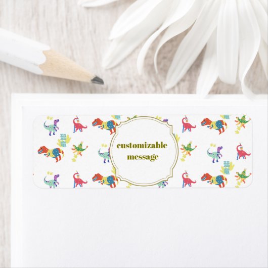 Étiquette Pop Kanji Dinosaur (En situation)