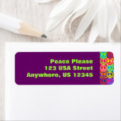 Étiquette Pop Peace Signes (En situation)