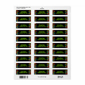 Étiquette Pop Peace Signes (Feuille entière)