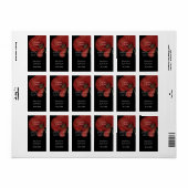 Étiquette Poppy Étaler L'Amour Pas Les Germes Sanitizer À L (Feuille entière)