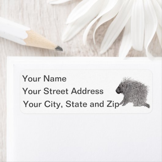 Étiquette Porcupine (En situation)