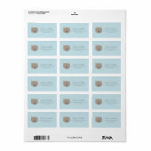 Étiquette Porte mûre personnalisée (Feuille entière)