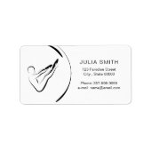 Étiquette Pose de Pilates (Devant)