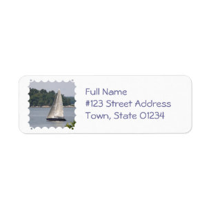 Étiquette postale de navigation du Maine