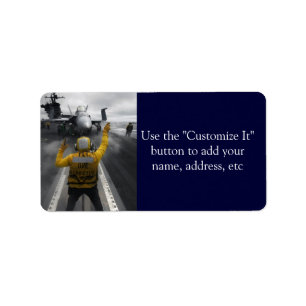 Étiquette Poste de pilotage de porte-avions