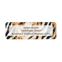 Poster de animal Safari thème anniversaire retour 