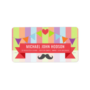 Étiquette Poster de cirque vintage Fête d'anniversaire pour 