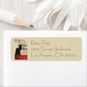 Étiquette Poster vintage Ce Soir Le Conversation Noir (En situation)