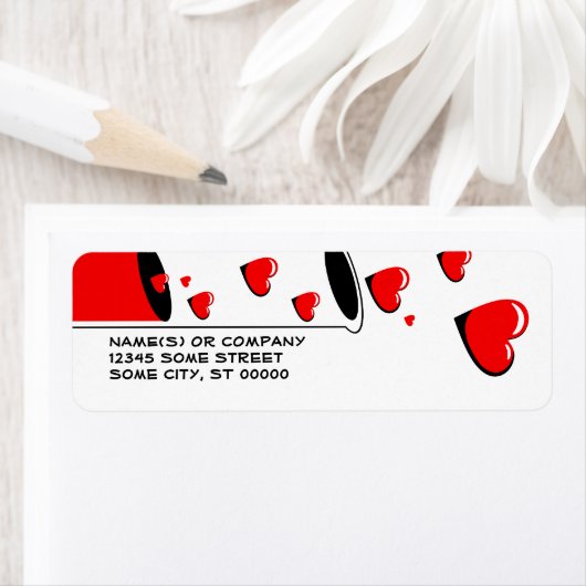 Étiquette potion amour (En situation)