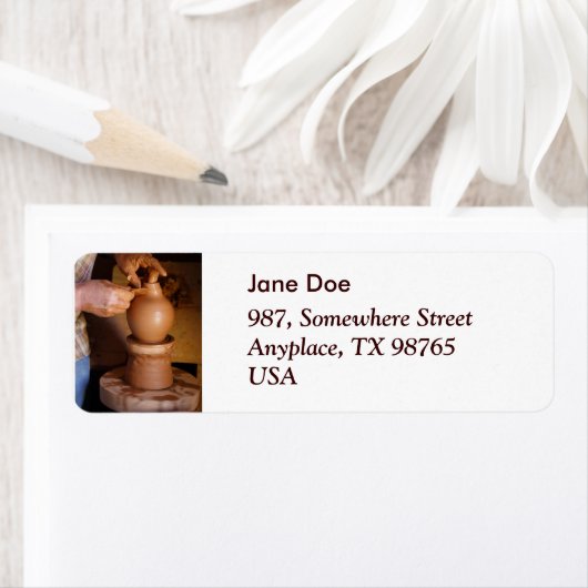 Étiquette Potter au travail (En situation)