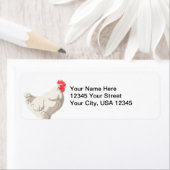 Étiquette Poulet blanc (En situation)