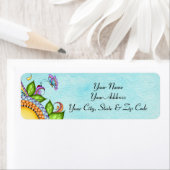 Étiquette Poumon de laine et de papillon (En situation)