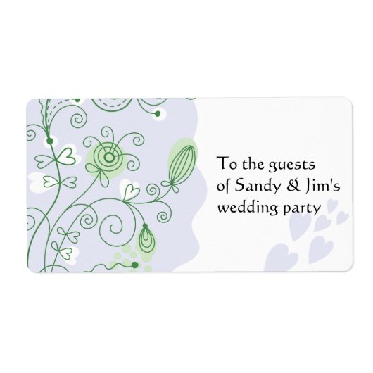 Étiquette Poupées et tourbillons pastel (Devant)