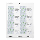 Étiquette Poupées et tourbillons pastel (Feuille entière)