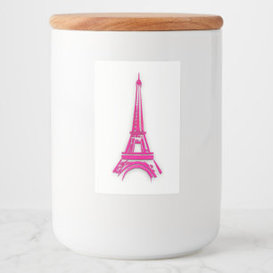 Étiquette Pour Bocaux 3d Tour Eiffel, clipart de la France