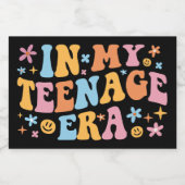 Étiquette Pour Bocaux À Mon Ère Adolescent I (Étiquettes simples)