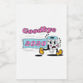 Étiquette Pour Bocaux Adieu 2020 - C’est enfin terminé (Étiquettes simples)