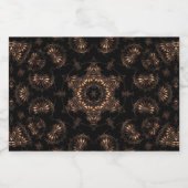 Étiquette Pour Bocaux Âge de bronze Mandala (Étiquettes simples)