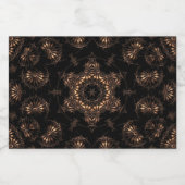 Étiquette Pour Bocaux Âge de bronze Mandala (Étiquettes simples)