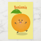 Étiquette Pour Bocaux Agréable agrumes d'orange (Étiquettes simples)