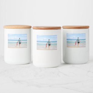 Étiquette Pour Bocaux Ajouter votre propre photo et/ou texte