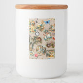 Étiquette Pour Bocaux Alice à Wonderland Cheshire Cat Characters (Devant)