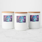 Étiquette Pour Bocaux Alien et ami de l'espace (Bouteilles)