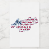 Étiquette Pour Bocaux Amérique 250 Drapeau Script Semiquincentennial Des (Étiquettes simples)