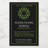 Étiquette Pour Bocaux Anahata Heart Chakra Candle Label (Étiquettes simples)