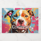 Étiquette Pour Bocaux Anniversaire du Staffordshire (Étiquettes simples)