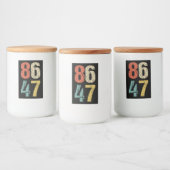 Étiquette Pour Bocaux Anti-Trump - 86 47 I (Bouteilles)