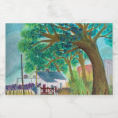 Étiquette Pour Bocaux Aquarelle (Étiquettes simples)