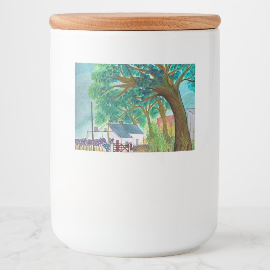 Étiquette Pour Bocaux Aquarelle (Devant)