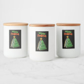 Étiquette Pour Bocaux Arbre de Noël de la réservation IV (Bouteilles)