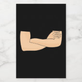 Étiquette Pour Bocaux Armes croisées (Étiquettes simples)