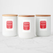 Étiquette Pour Bocaux Attention Ce Modèle est #libre d'utiliser Cutomize (Bouteilles)