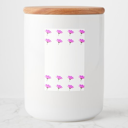 Étiquette Pour Bocaux Baise rose (Devant)