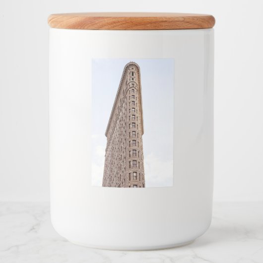 Étiquette Pour Bocaux bâtiment Flatiron (Devant)