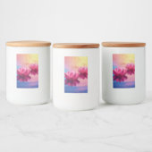 Étiquette Pour Bocaux Belle Fleur Lotus (Bouteilles)