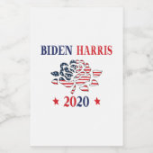 Étiquette Pour Bocaux Biden Harris 2020 (Étiquettes simples)