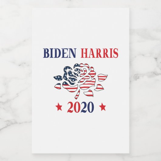 Étiquette Pour Bocaux Biden Harris 2020 (Étiquettes simples)