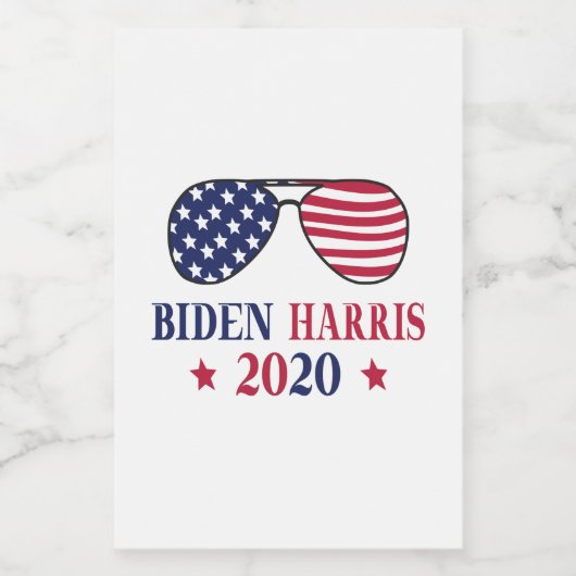 Étiquette Pour Bocaux Biden Harris 2020 (Étiquettes simples)