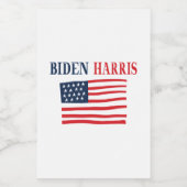 Étiquette Pour Bocaux Biden Harris 2020 (Étiquettes simples)