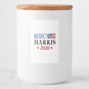 Étiquette Pour Bocaux Biden Harris 2020