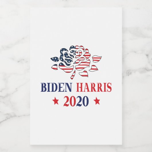 Étiquette Pour Bocaux Biden Harris 2020 (Étiquettes simples)