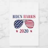 Étiquette Pour Bocaux Biden Harris 2020 (Étiquettes simples)