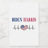 Étiquette Pour Bocaux Biden Harris 2020 (Étiquettes simples)