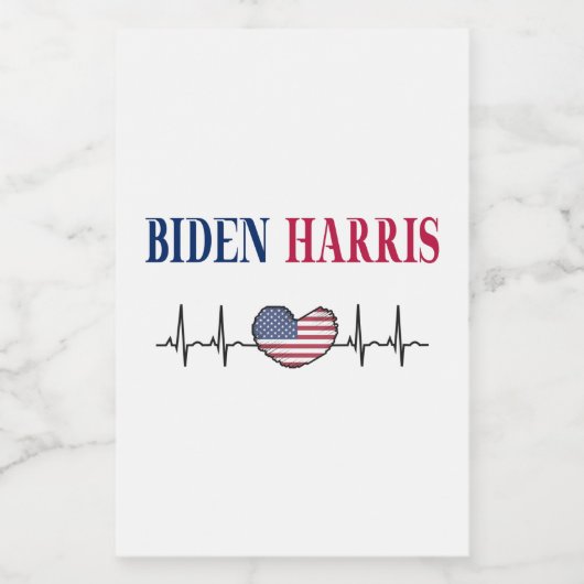 Étiquette Pour Bocaux Biden Harris 2020 (Étiquettes simples)