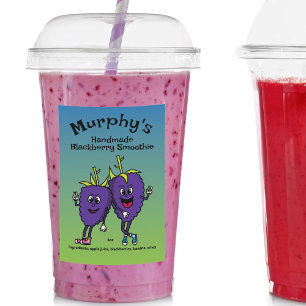 Étiquette Pour Bocaux Blackberry Boysenberry Pals tarte caricature et pl